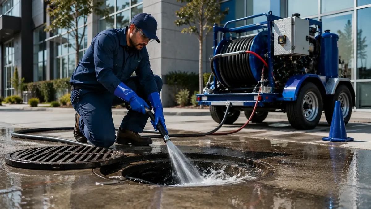 Commercial Hydro Jet Drain Cleaning in San Joaquin