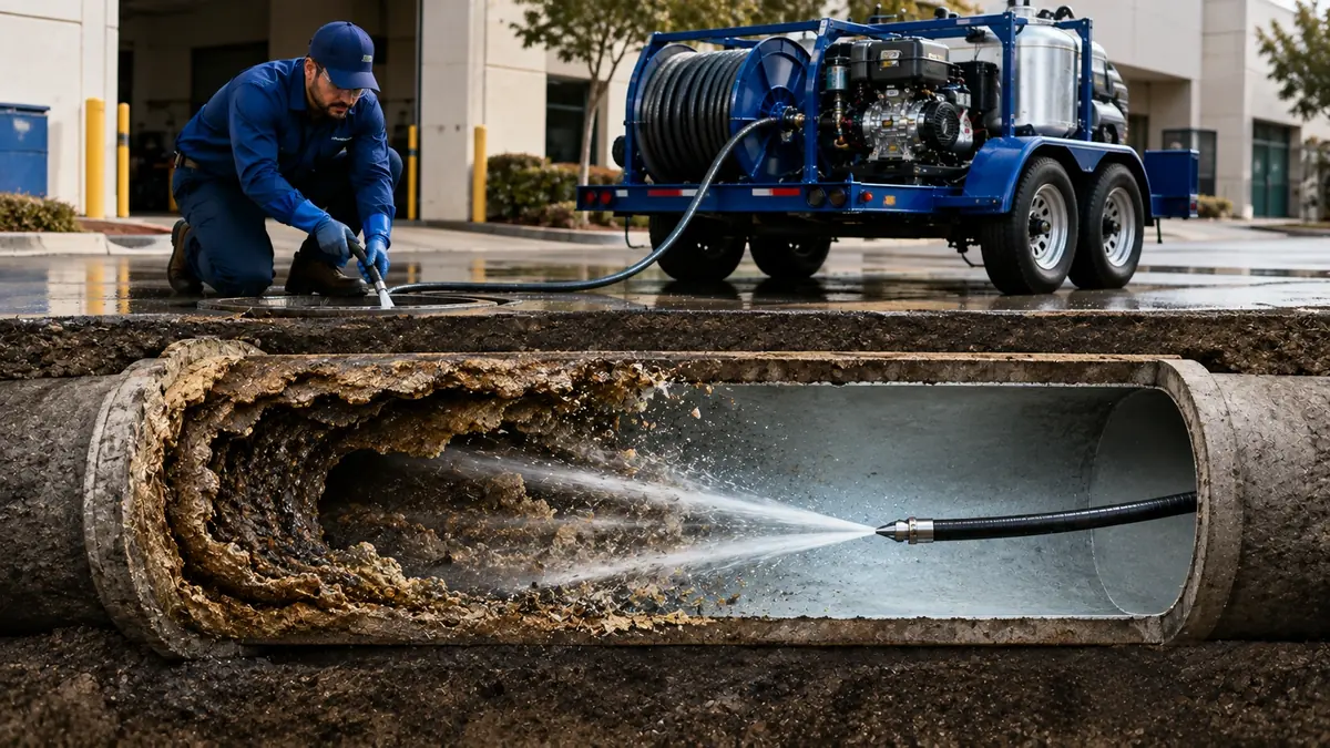 Sewer Pipe Descaling in San Joaquin